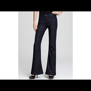 Gap 1969 High Waisted Flare Jeans Dark Wash